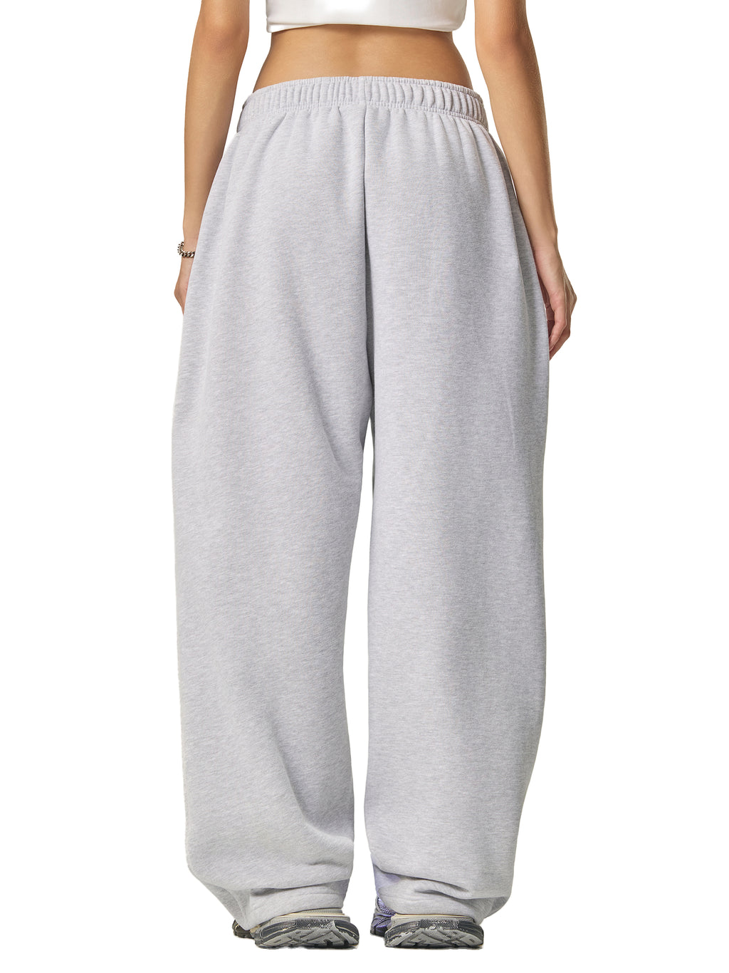 Contrast stitched sweatpants